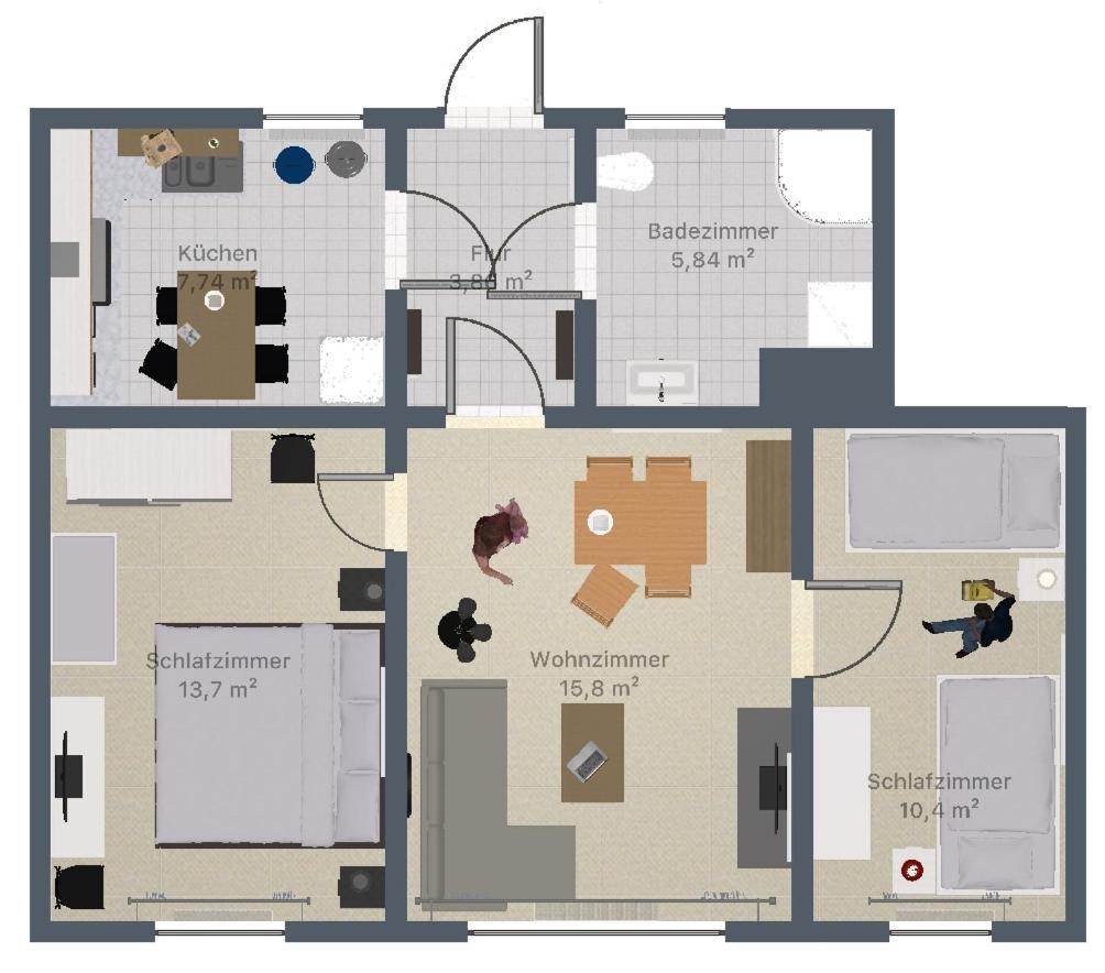 Ferienwohnung Kuehl Boossen Dış mekan fotoğraf